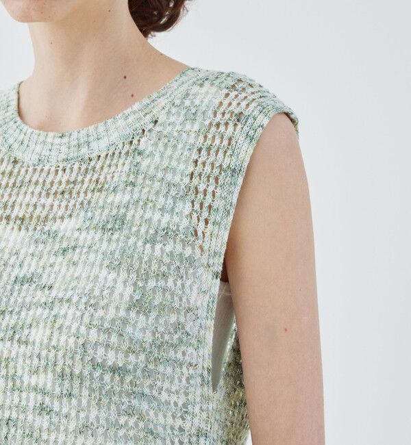 GALERIE VIE「カスリリネン ノースリーブプルオーバー」|ベスト・ジレ|