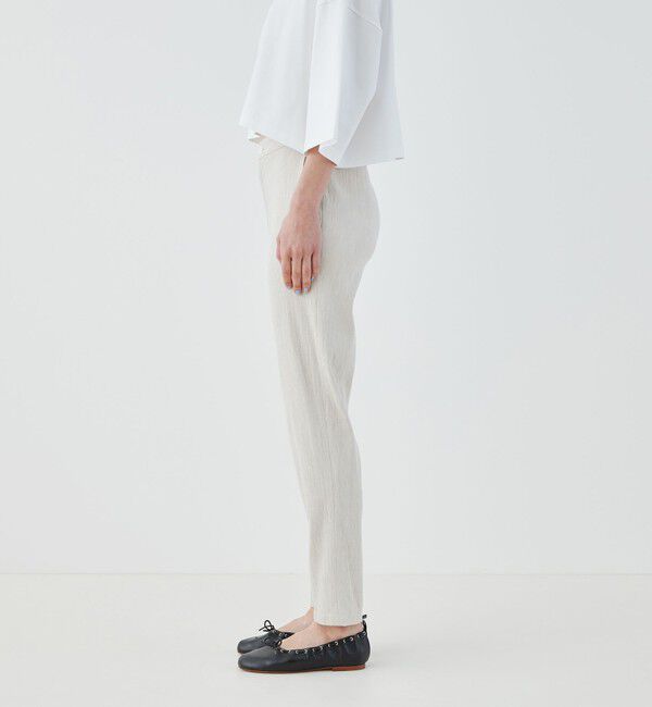 GALERIE VIE「コットンリネンビスコース ストレッチ イージースリムパンツ」|その他|