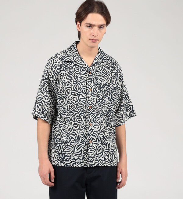 TOMORROWLAND BUYING WEAR「【別注】m's braque コットン オープンカラー ハーフスリーブシャツ」|シャツ・ブラウス|