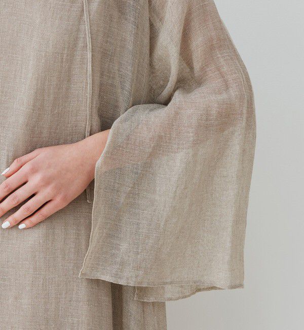 GALERIE VIE「リノカラミ ギャザーワンピース」|ワンピース|