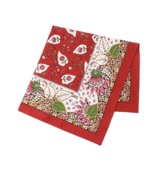 SOULEIADO「SOULEIADO コットンプリント バンダナ」|バンダナ・スカーフ|36 レッド系