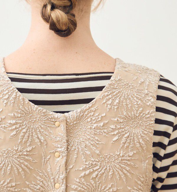 TOMORROWLAND collection「【WEB先行予約】ソリアビーストレッチ フロンタブルジレ」|ベスト・ジレ|