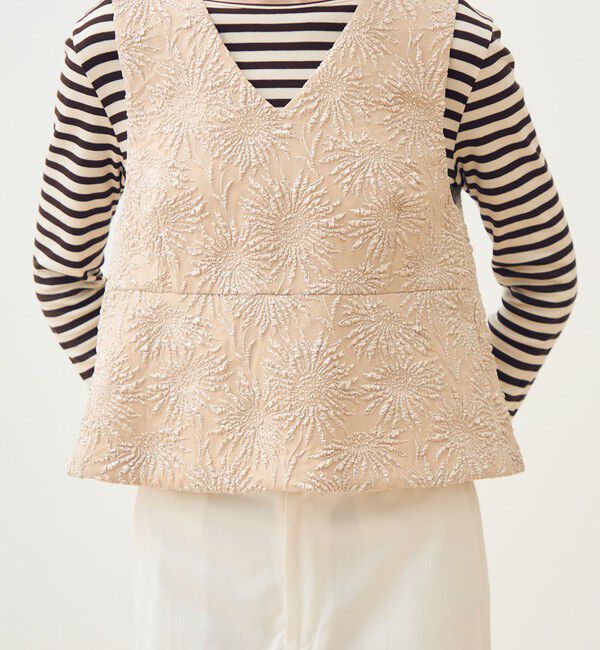 TOMORROWLAND collection「【WEB先行予約】ソリアビーストレッチ フロンタブルジレ」|ベスト・ジレ|