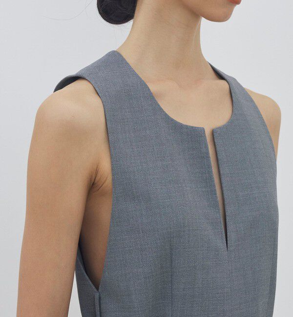 DES PRES「ポリエステルウールバラシャ ジャンプスーツ」|オールインワン|