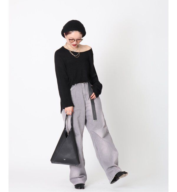  「【blancle/ ブランクレ】S.LETHER Rap flat tote」|トートバッグ|