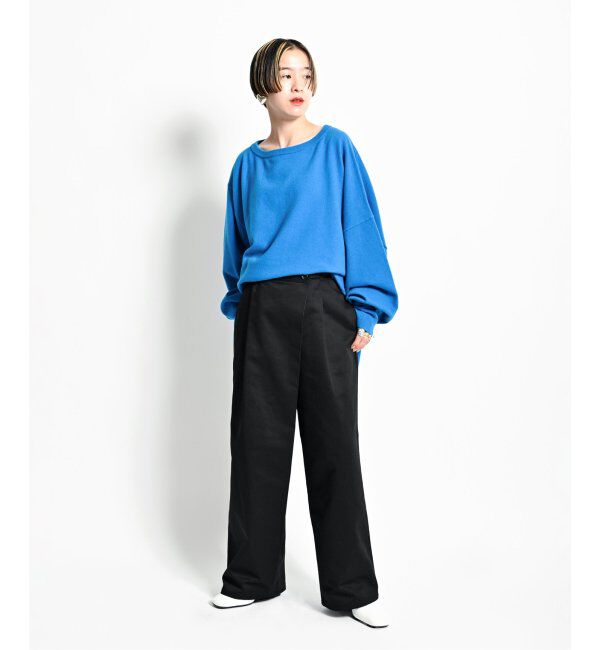  「《追加》OFF-SHOULDER STRETCH SWEATER：ニット」|ニット・セーター|