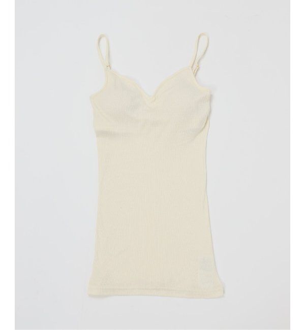 EMILYWEEK「シルクテレコリブブラキャミソール」|インナー|