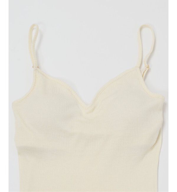 EMILYWEEK「シルクテレコリブブラキャミソール」|インナー|