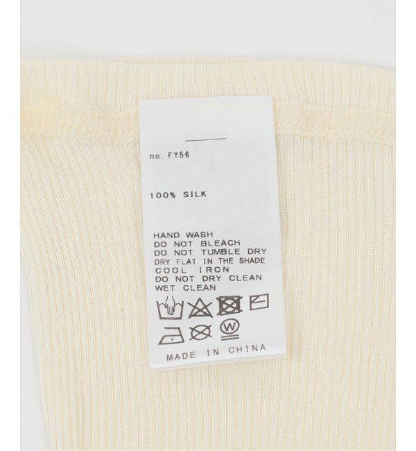 EMILYWEEK「シルクテレコリブブラキャミソール」|インナー|