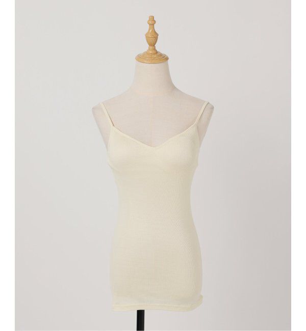 EMILYWEEK「シルクテレコリブブラキャミソール」|インナー|