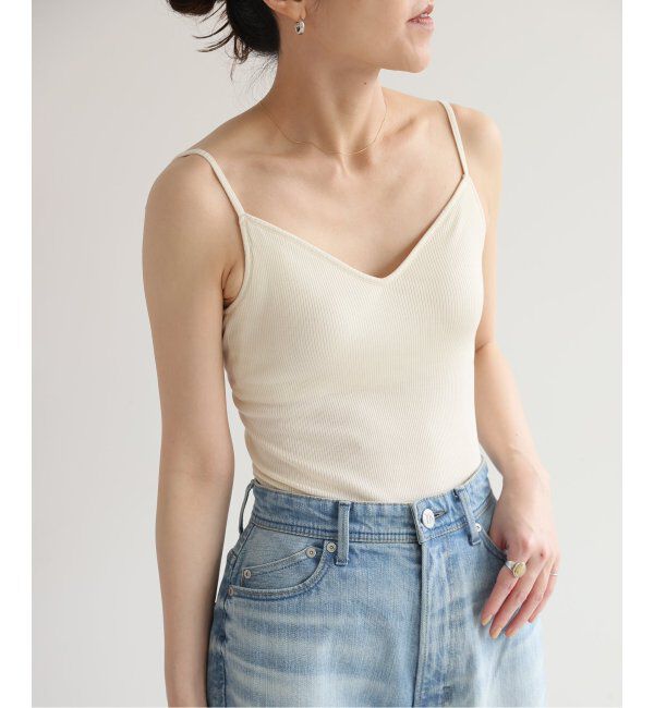 EMILYWEEK「シルクテレコリブブラキャミソール」|インナー|