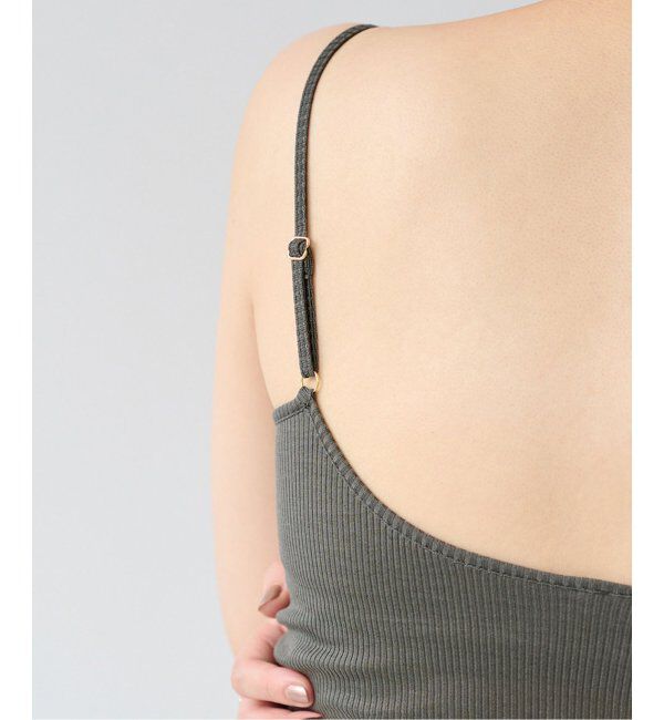 EMILYWEEK「シルクテレコリブブラキャミソール」|インナー|