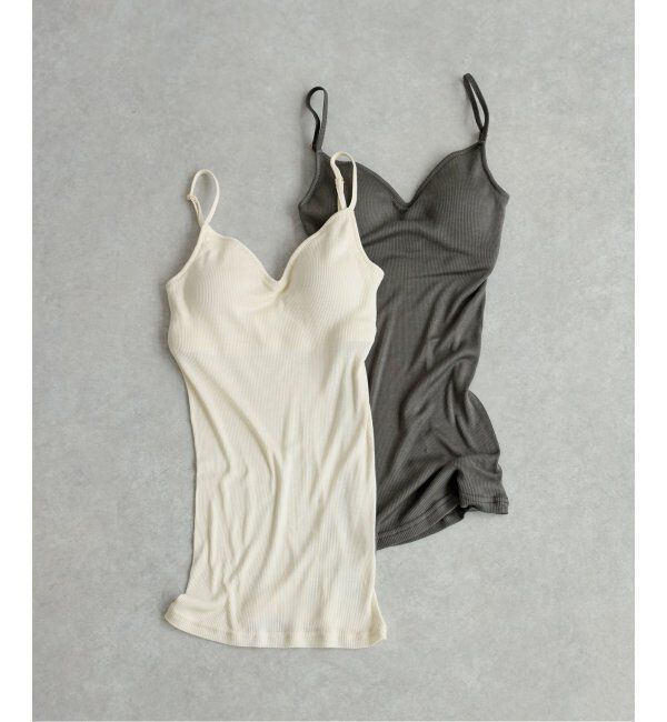EMILYWEEK「シルクテレコリブブラキャミソール」|インナー|