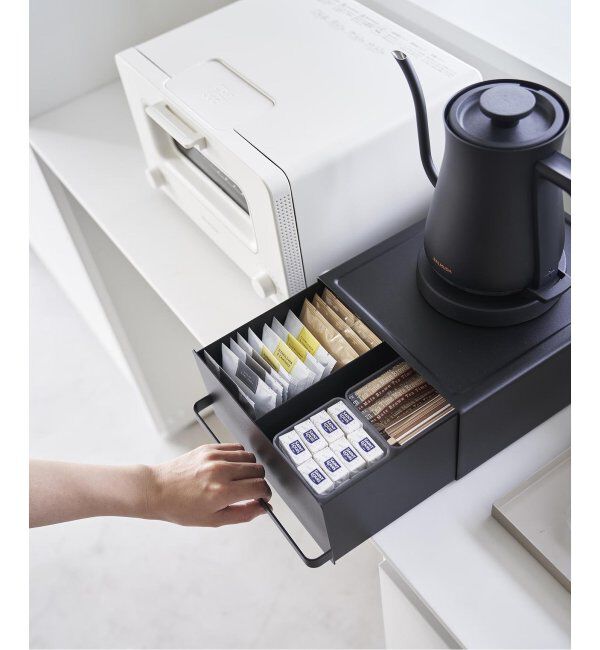 journal standard Furniture「《WEB限定》【tower/タワー】引き出し付きキッチン家電下ラック」|食器・キッチングッズ|