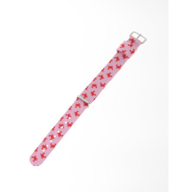HIROB「MILLOW NATO STRAP Crab Me S 時計用ベルト」|その他ベビー用品|シルバー