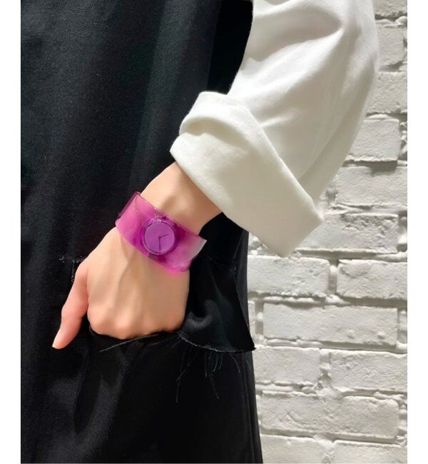 HIROB「ISSEY MIYAKE O NYOW004【 ウォッチ 】」|腕時計|パープル