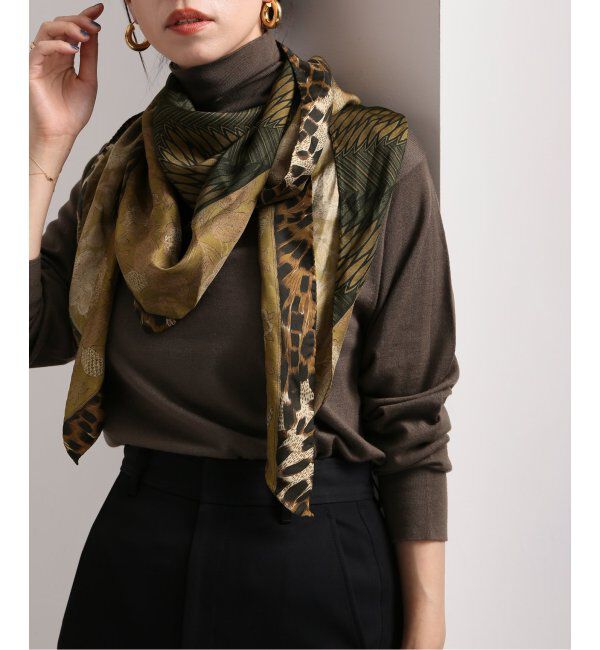 VERMEIL par iena「【PIERRE-LOUIS MASCIA/ピエールルイマーシャ】Scarf」|バンダナ・スカーフ|その他カラー K