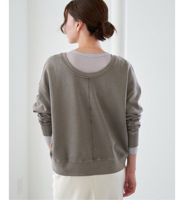 IENA「ピグメントスウェットプルオーバー」|スウェット・ジャージ|