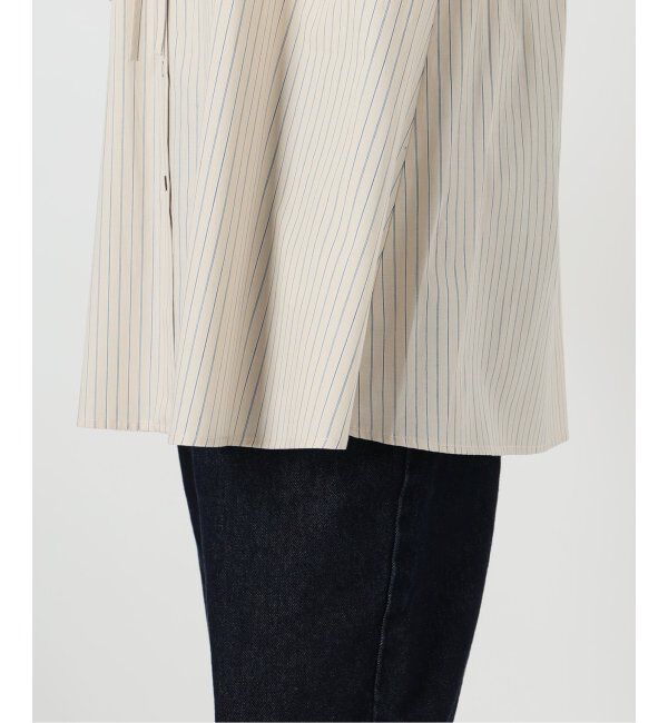 SLOBE IENA「《追加2》タイプライターフリルカラーブラウス」|シャツ・ブラウス|