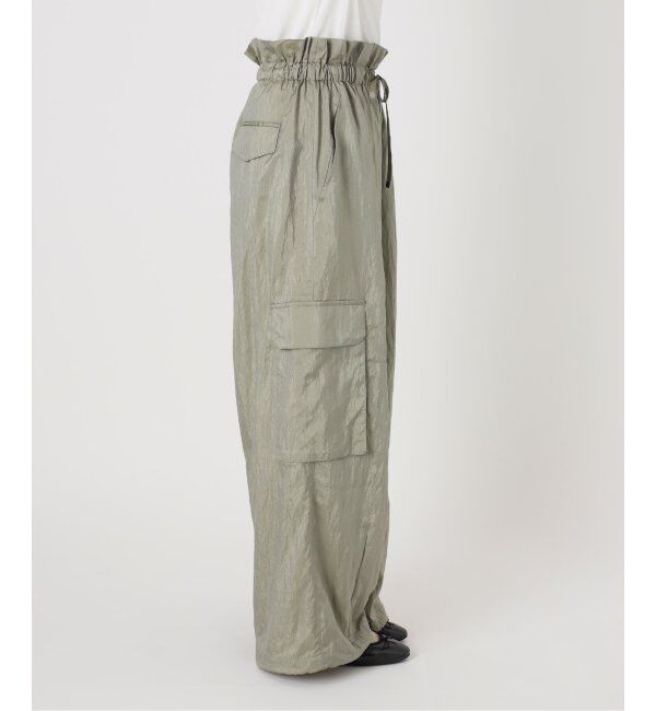 IENA LA BOUCLE「IENA LA BOUCLE ナイロンシルクライトタフタカーゴパンツ」|カーゴ|