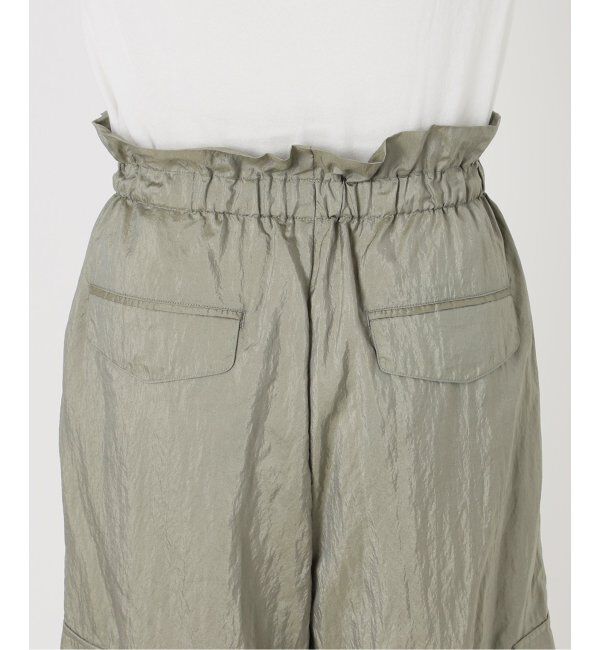 IENA LA BOUCLE「IENA LA BOUCLE ナイロンシルクライトタフタカーゴパンツ」|カーゴ|