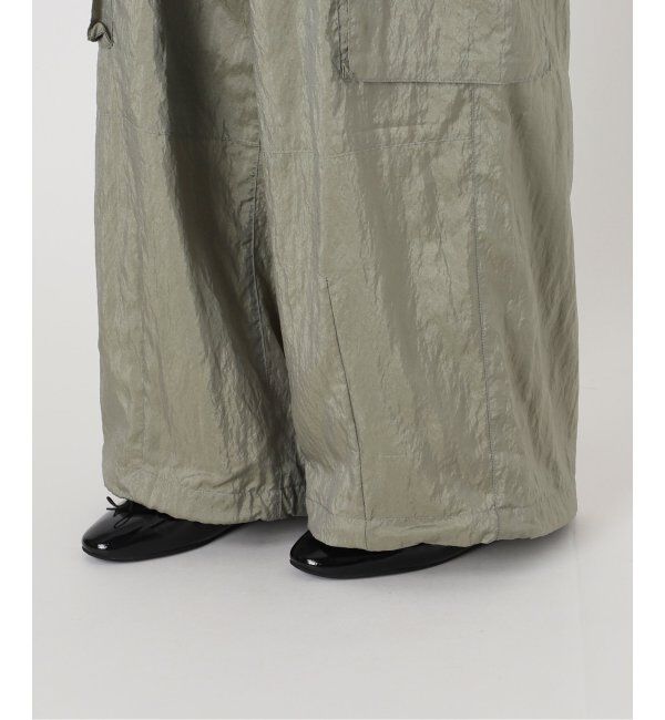 IENA LA BOUCLE「IENA LA BOUCLE ナイロンシルクライトタフタカーゴパンツ」|カーゴ|