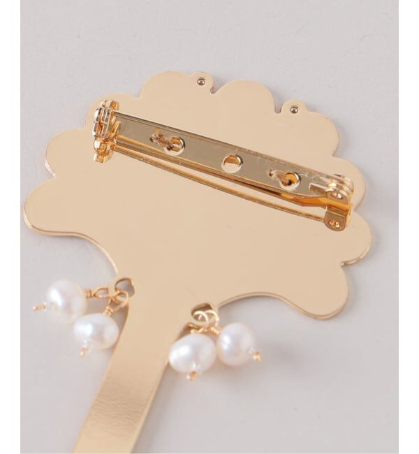 VERMEIL par iena「《予約》MERCEDES SALAZAR メルセデス サラザール Golden Parm ZTO123」|ブローチ・コサージュ|