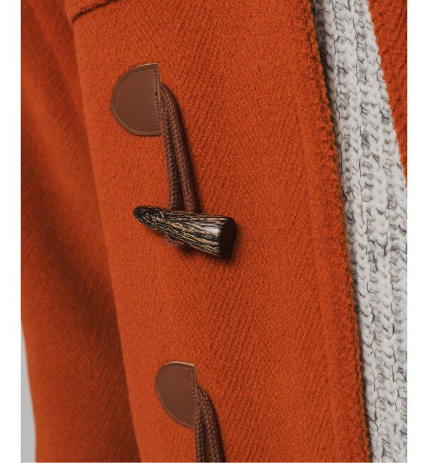 EDIFICE「INVERTERE(インバーティア) 別注 デタッチャブルヘリンボンダッフル」|ダッフルコート|