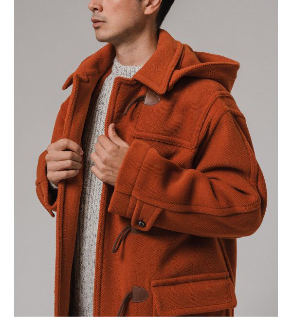 EDIFICE「INVERTERE(インバーティア) 別注 デタッチャブルヘリンボンダッフル」|ダッフルコート|