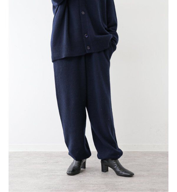JOURNAL STANDARD「【FOLL / フォル】first-class cashmere knitpants」|その他|ネイビー