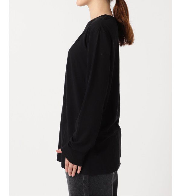 JOURNAL STANDARD「《追加3》クルーネックシアーロングTシャツ」|Tシャツ・カットソー|