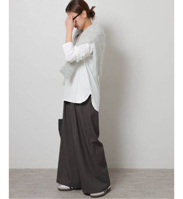 JOURNAL STANDARD relume「《追加4》USAコットンロングラウンドプルオーバー」|Tシャツ・カットソー|