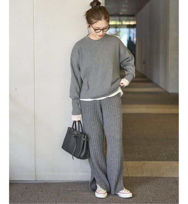 JOURNAL STANDARD「《WEB限定追加2》ウォッシャブルTEXBRIDクループルオーバー」|ニット・セーター|