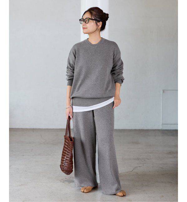 JOURNAL STANDARD「《WEB限定追加2》ウォッシャブルTEXBRIDクループルオーバー」|ニット・セーター|