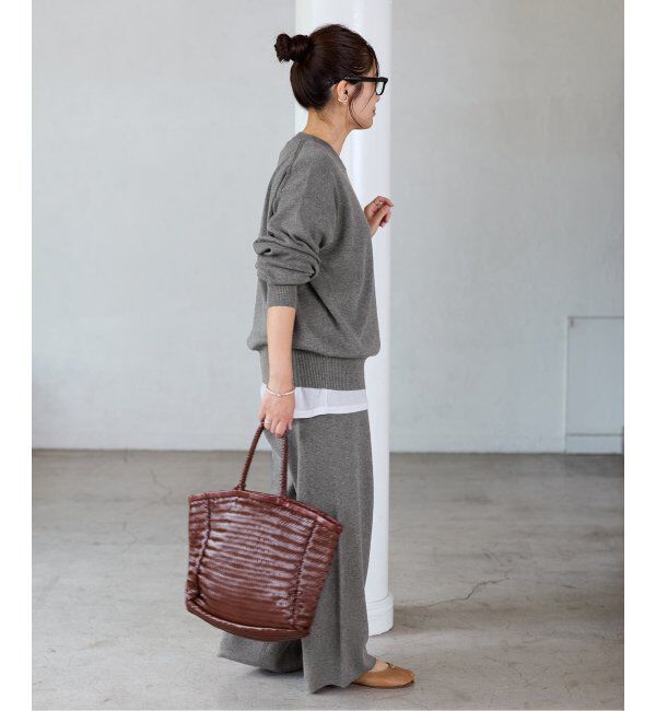 JOURNAL STANDARD「《WEB限定追加2》ウォッシャブルTEXBRIDクループルオーバー」|ニット・セーター|