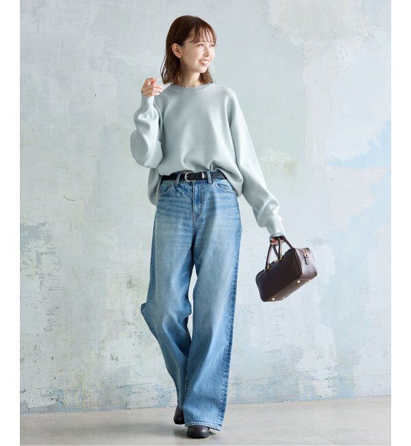 JOURNAL STANDARD「《WEB限定追加2》ウォッシャブルTEXBRIDクループルオーバー」|ニット・セーター|