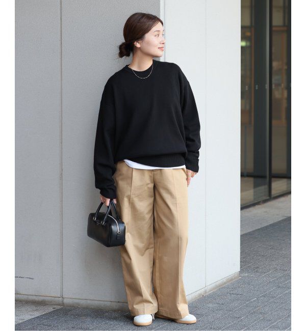 JOURNAL STANDARD「《WEB限定追加2》ウォッシャブルTEXBRIDクループルオーバー」|ニット・セーター|