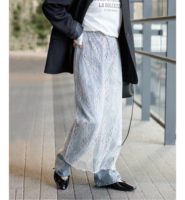 JOURNAL STANDARD relume「ラッセルストレッチレースナロースカート」|スカート|