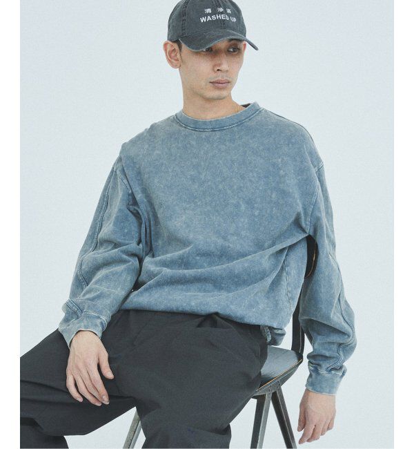 JOURNAL STANDARD「パネルガーメントダイ オーバーフィット」|Tシャツ・カットソー|グレーA