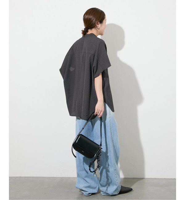 JOURNAL STANDARD「シアーチェックポンチョブラウス」|シャツ・ブラウス|