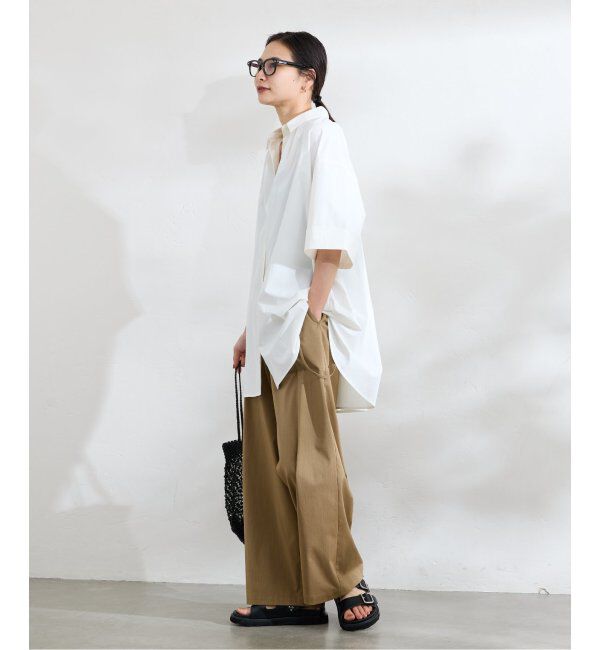 JOURNAL STANDARD「《追加》【＆FUNCTION】【接触冷感/UVカット】タイプライタービッグシャツ」|シャツ・ブラウス|