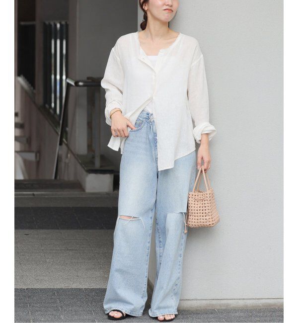 JOURNAL STANDARD relume「ラミーコットンメッシュ2WAYプルオーバー」|シャツ・ブラウス|