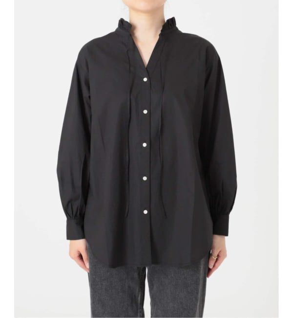 JOURNAL STANDARD relume「《追加3》ハイカウントコットンスタンドカラー2way」|シャツ・ブラウス|