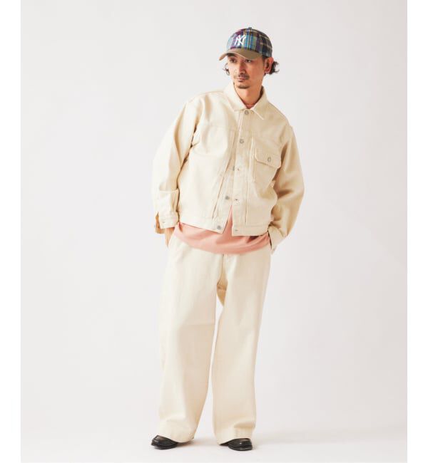 JOURNAL STANDARD relume「《予約》クラフトデニム 12oz ワイド デニム スラックス」|デニム|