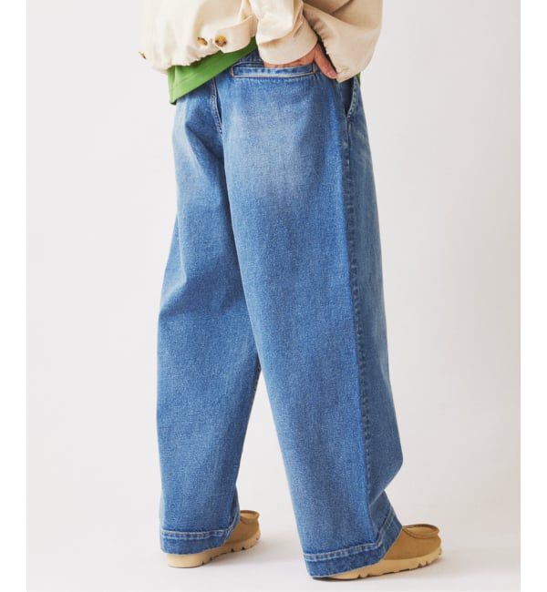 JOURNAL STANDARD relume「《予約》クラフトデニム 12oz ワイド デニム スラックス」|デニム|