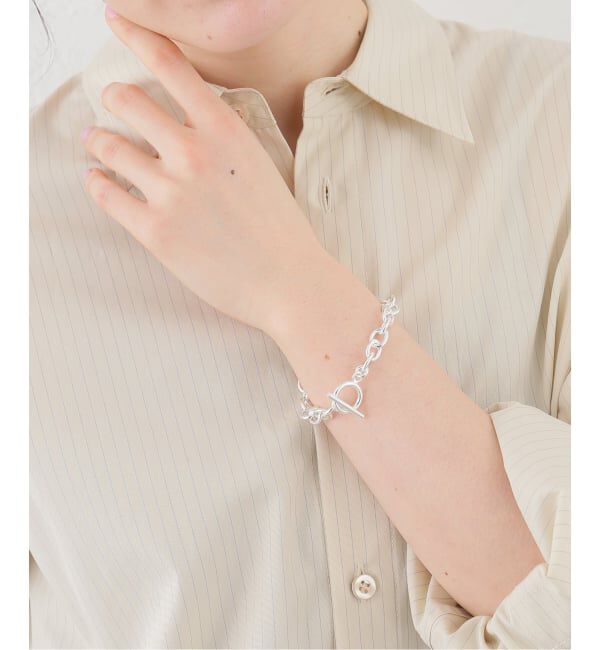journal standard L'essage「【V'ESSENCEヴェッセンス】CHAIN BRACELET/ブレスレット」|ブレスレット・バングル|シルバー