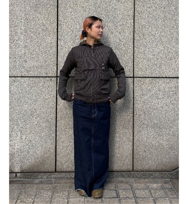 Oriens JOURNAL STANDARD「《追加予約》セルフカットロングデニムスカート」|スカート|