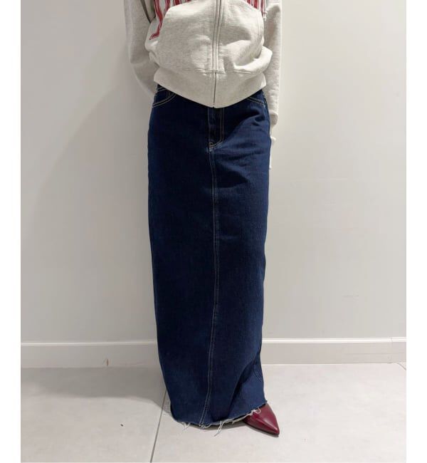 Oriens JOURNAL STANDARD「《追加予約》セルフカットロングデニムスカート」|スカート|