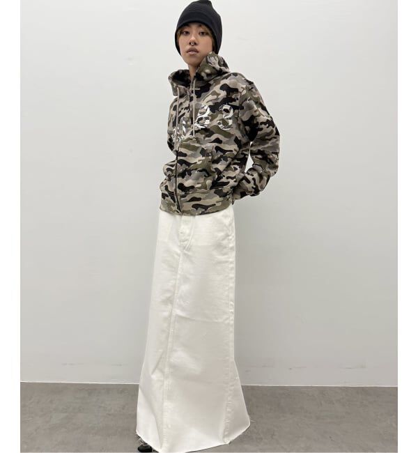 Oriens JOURNAL STANDARD「《追加予約》セルフカットロングデニムスカート」|スカート|