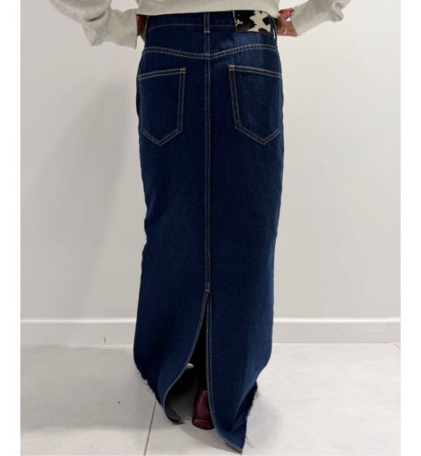 Oriens JOURNAL STANDARD「《追加予約》セルフカットロングデニムスカート」|スカート|